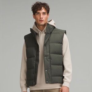 NWT Lululemon Men’s Wunder Puff Vest Tech Canvas SEBO Size XS